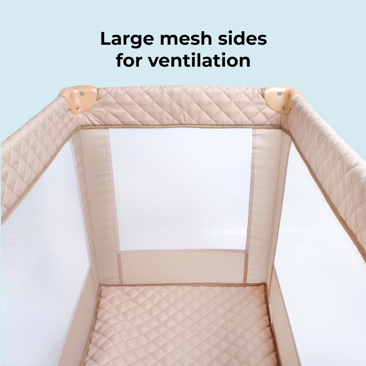 My Babiie MBTC1 Travel Cot from Birth to 15kg - Ivory