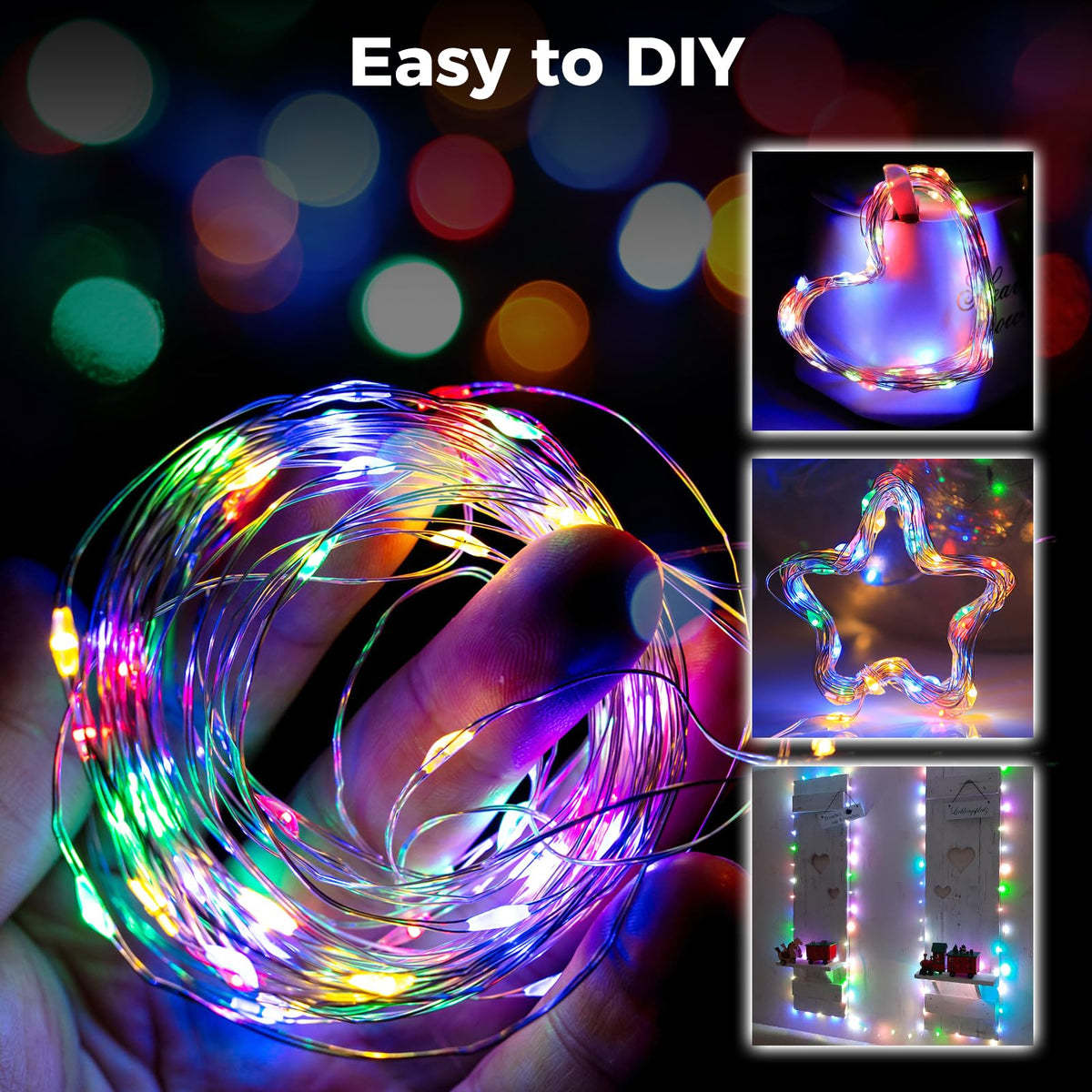 btfarm 2 Pack Halloween Orange Fairy Lights Battery Operated with Timer