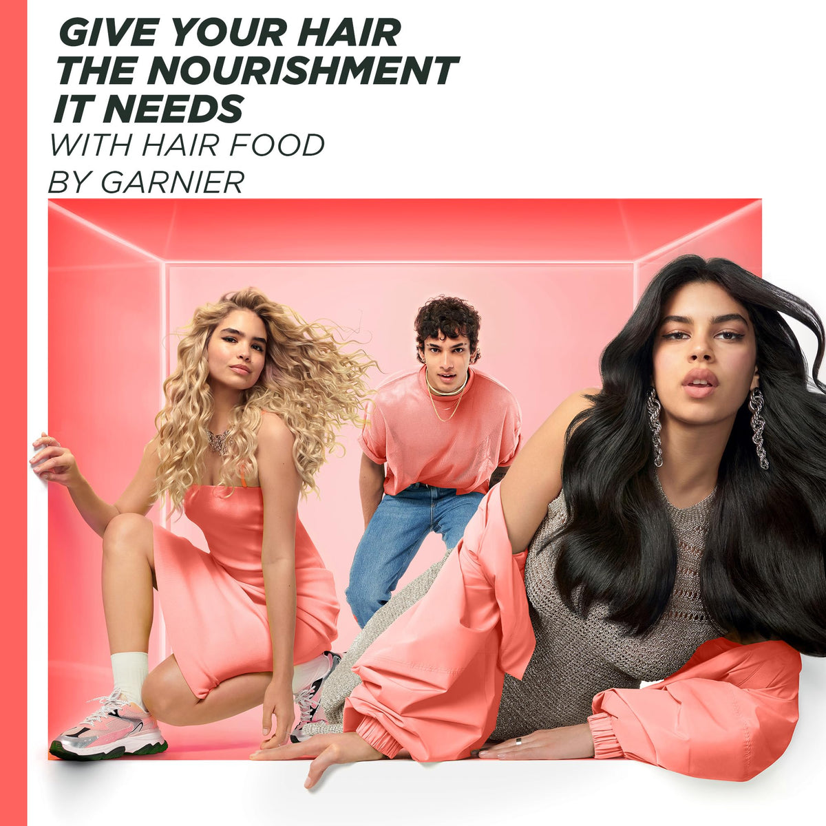 Garnier Hair Food Multi-use, 3-in-1 Hair Treatment Mask, Banana, 400ml
