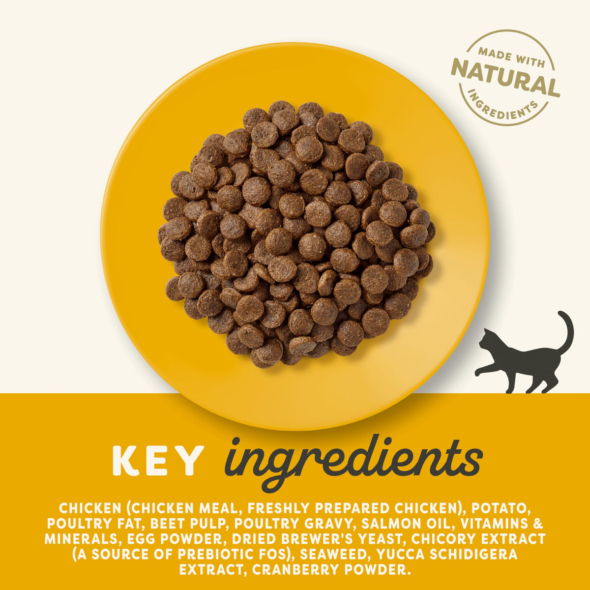 Applaws Complete and Grain Free Dry Kitten Food, Kitten Chicken for all Cats, 2 kg Bag (Pack of 3)