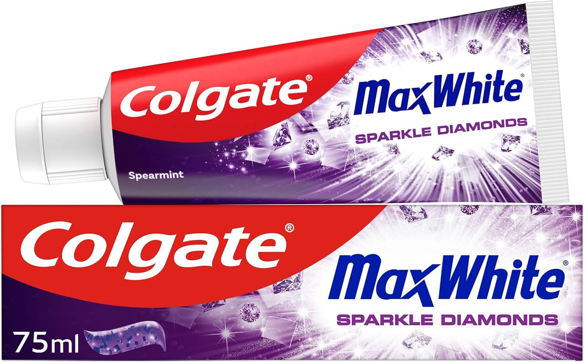 Colgate Max White Sparkle Diamonds Toothpaste, 75ml
