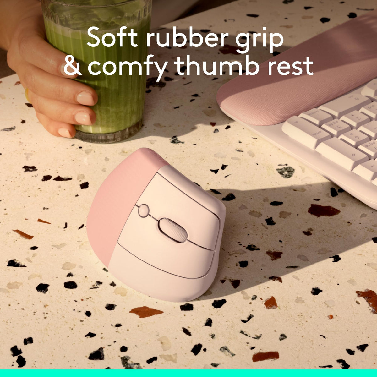 Logitech Wave Keys & Lift Vertical Mouse