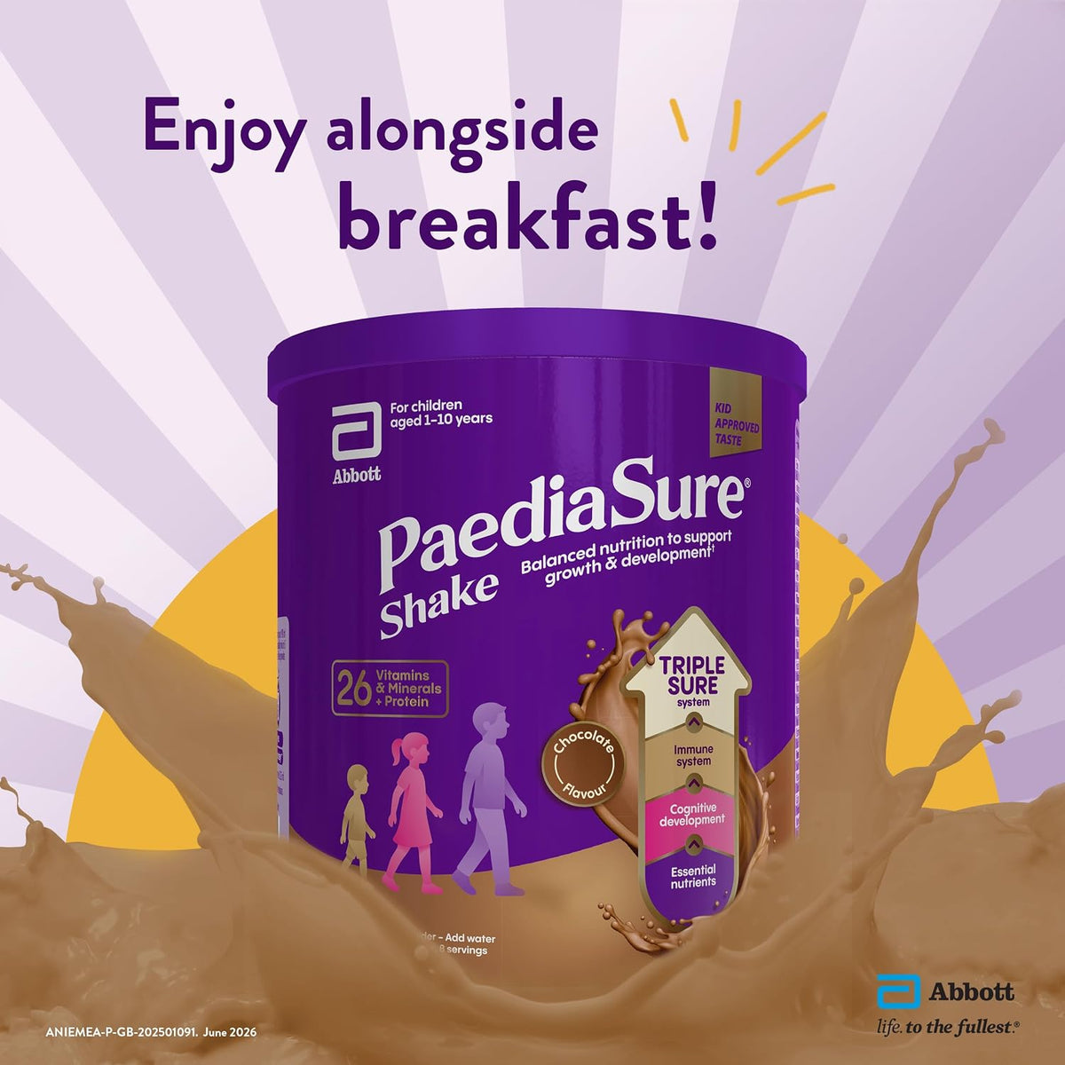 PaediaSure Shake – Cookies & Cream – Multivitamin for Kids – 400g