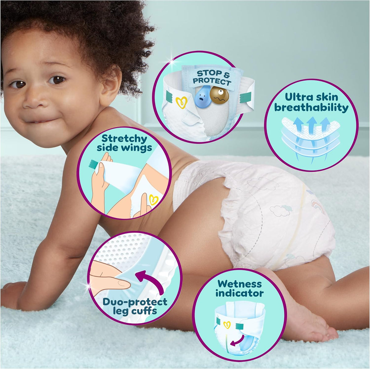 Pampers Premium Protection Nappies Size 5