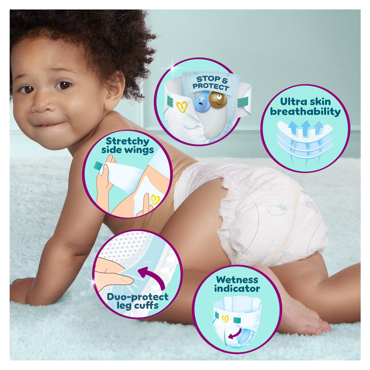 Pampers Premium Protection Nappies Size 5