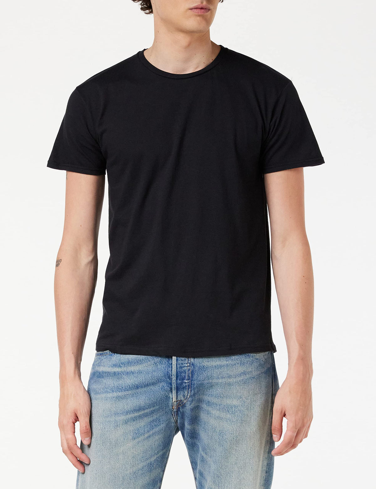 Fruit of the Loom Men's T-Shirt Iconic Tee, Lightweight Ringspun Tee, 5 Pack