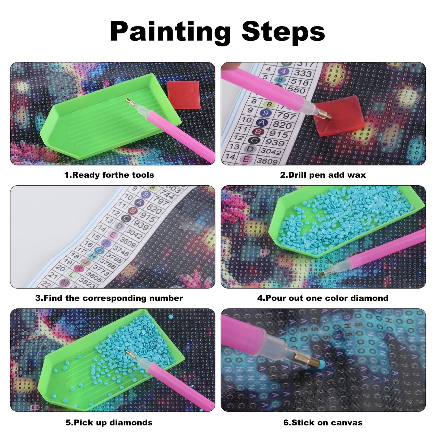 VARHHUXHA 5D Diamond Art Painting Kits for Adults, Cow and Flower Full Drill Crystal Art Kits for Adults, DIY Cross Stitch Arts Crafts Pictures Embroidery Kit for Beginner Home Wall Decor 30x40
