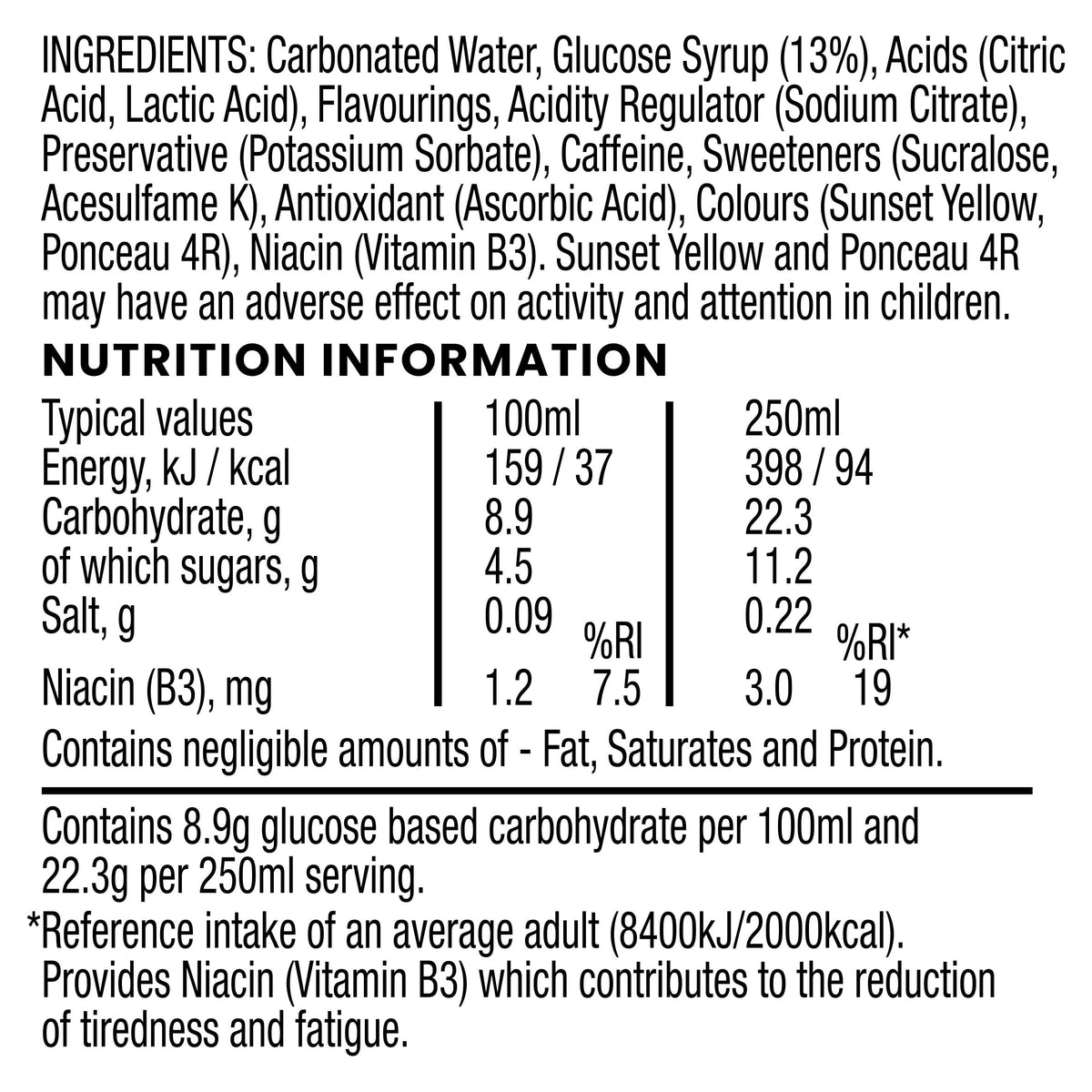 Lucozade Energy Cherry 500ml (Pack of 12)