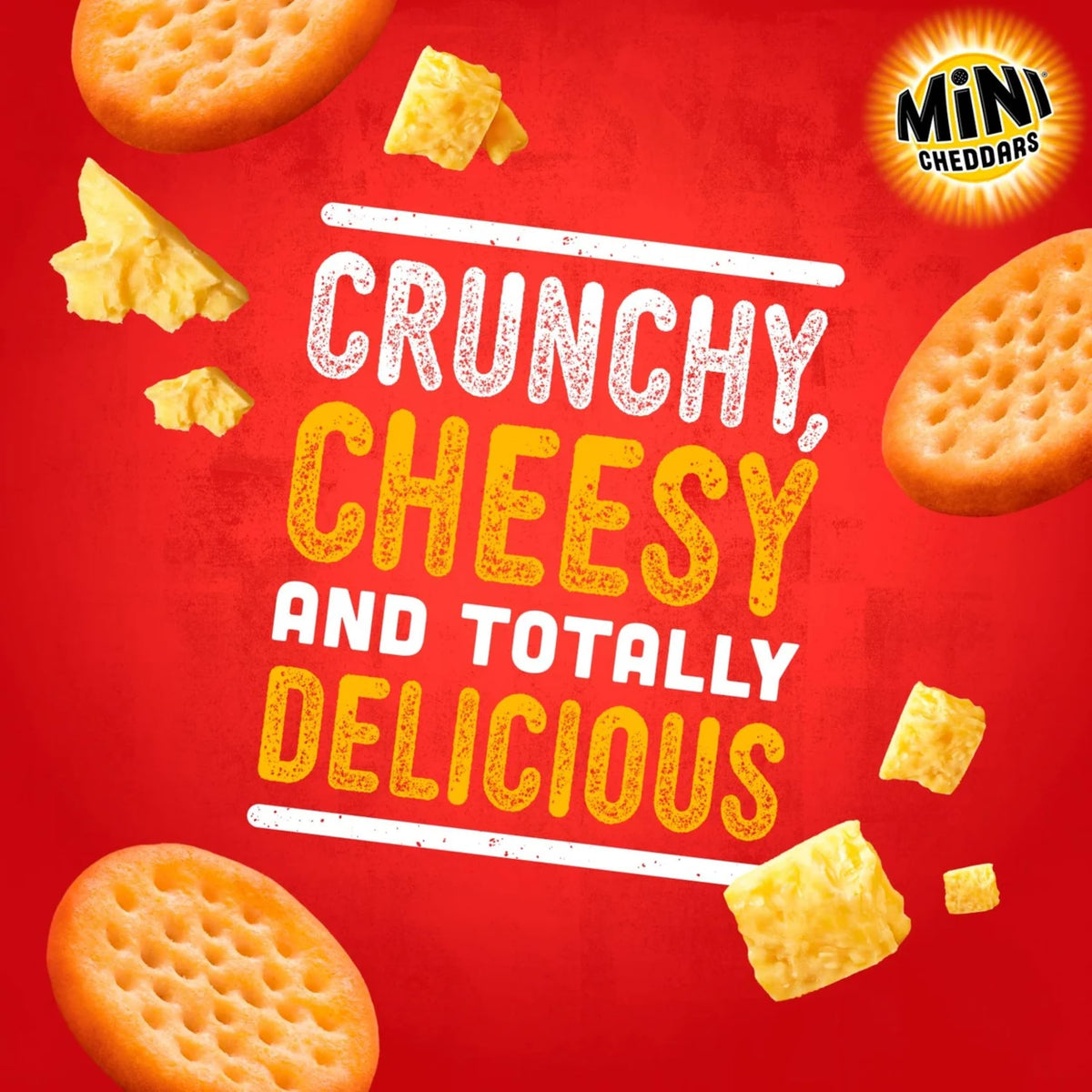 JACOB'S Mini Cheddars Original Multipack, 12 x 23 g Bags Per Pack