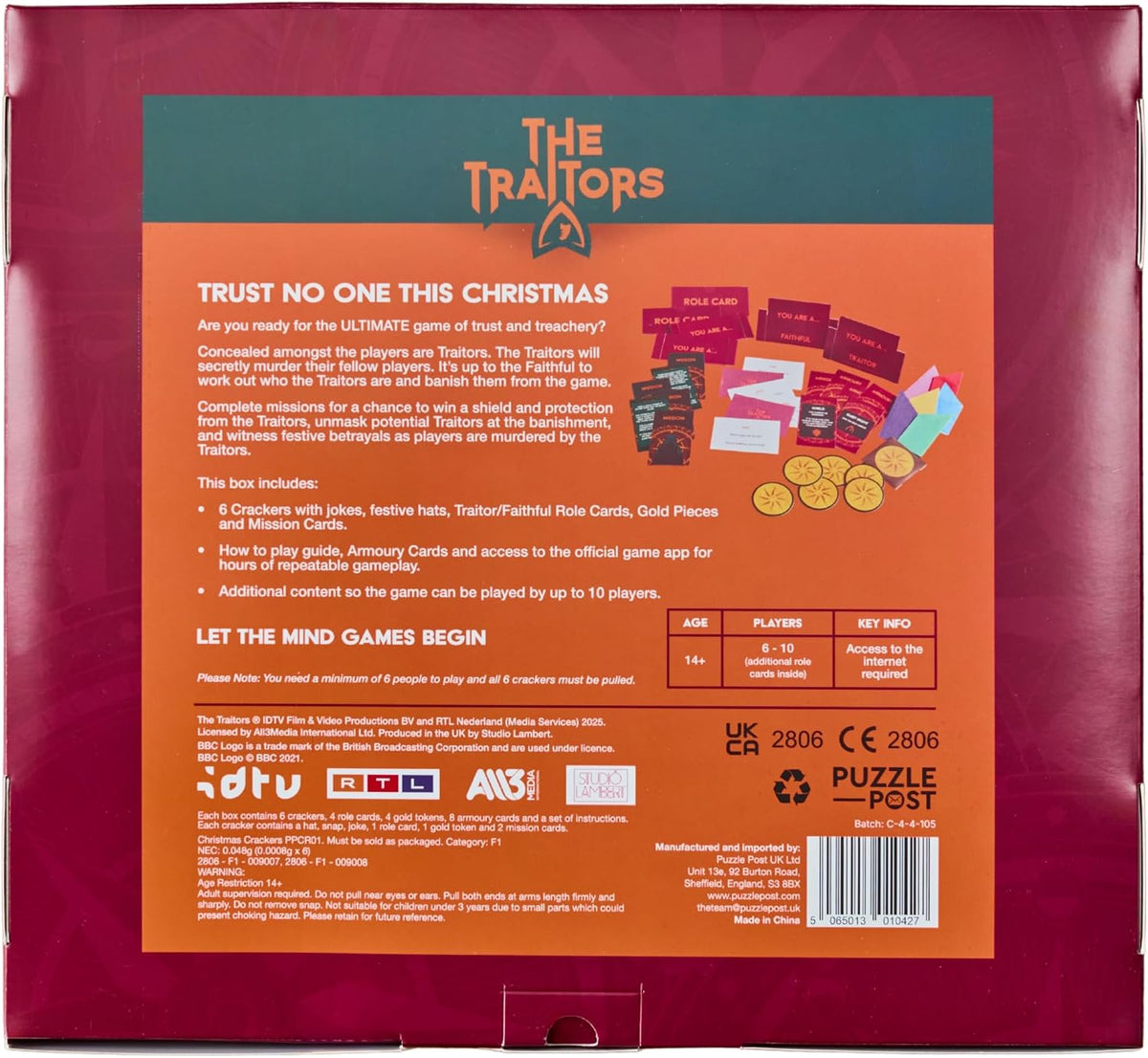 The Traitors Christmas Crackers | Get Them Before They Get You | V2