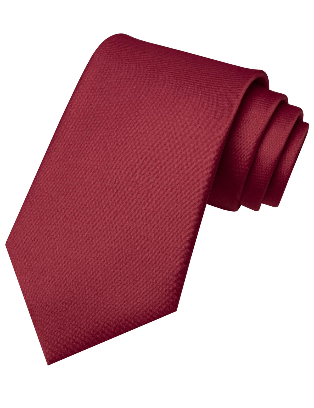 RBOCOTT Solid Color Tie Mens Necktie for Business and Wedding Party
