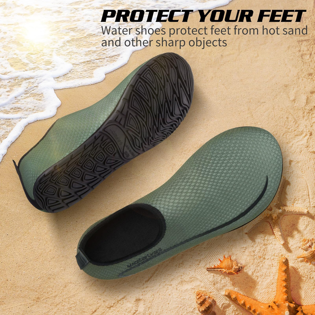 Swim Water Shoes Aqua Socks Barefoot for Sea Beach Swimming Shoes Pool Ladies Women Mens