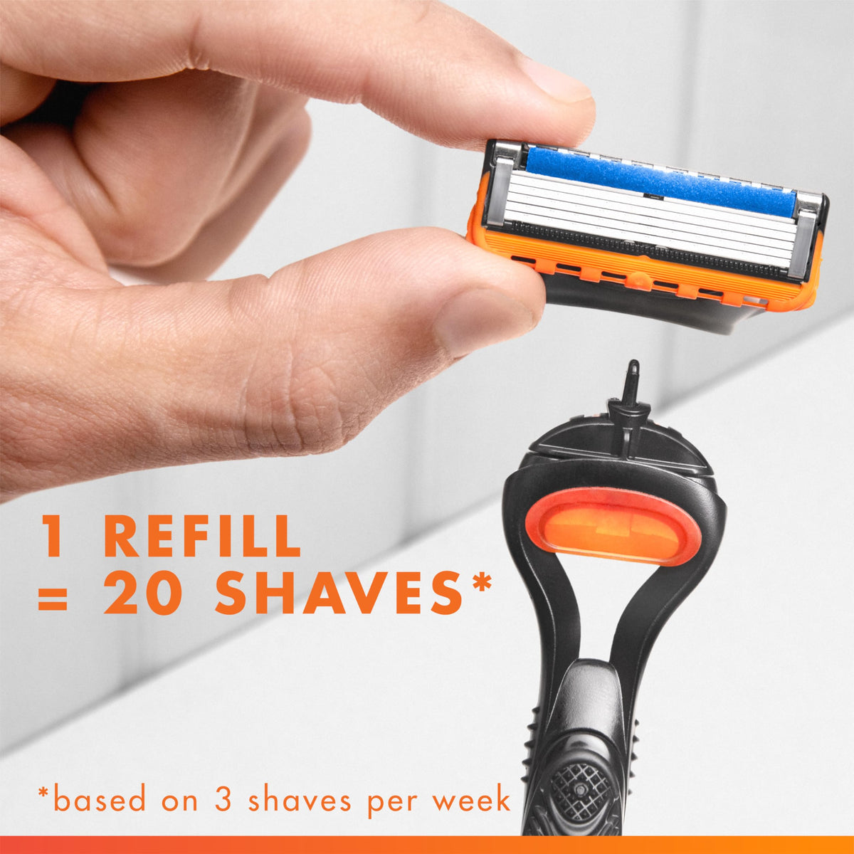 Gillette Fusion5 Razor Blade Refills for Men, 11 Count