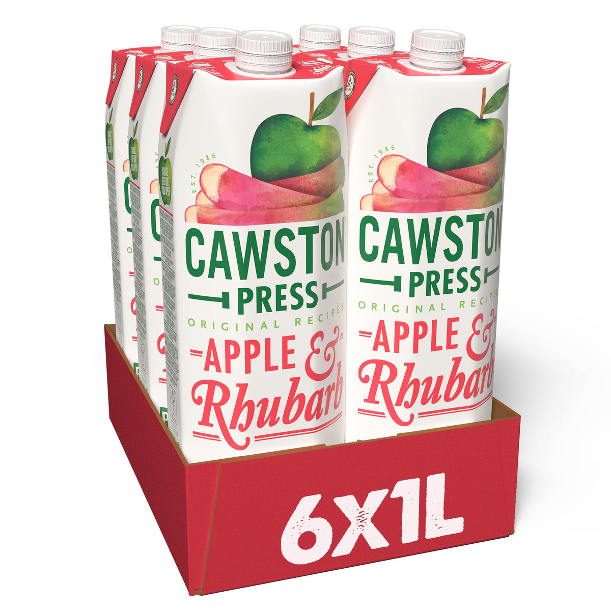 Cawston Press Brilliant Beetroot Pressed Juice 1 litre (Pack of 6) - Pure Pressed Beetroot, Vegan, No Added Sugar