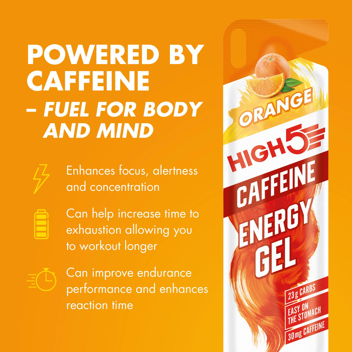 HIGH5 Energy Gels, Running Gel for Fast & Sustained Energy, Mixed, 8 x 40g