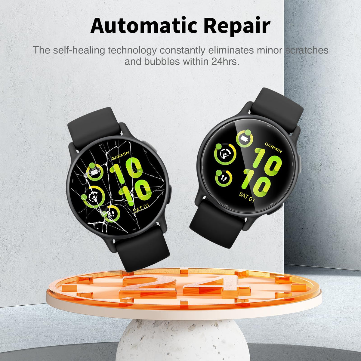 LK 6 Pack for Apple Watch Series 12/11/10 42mm Screen Protector