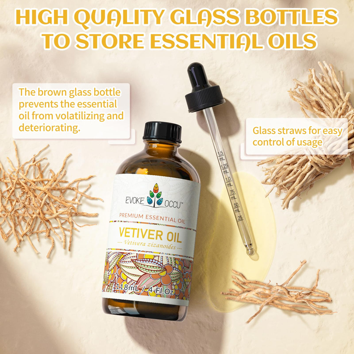 EVOKE OCCU Myrrh Essential Oil for Diffuser, Candle & Skin
