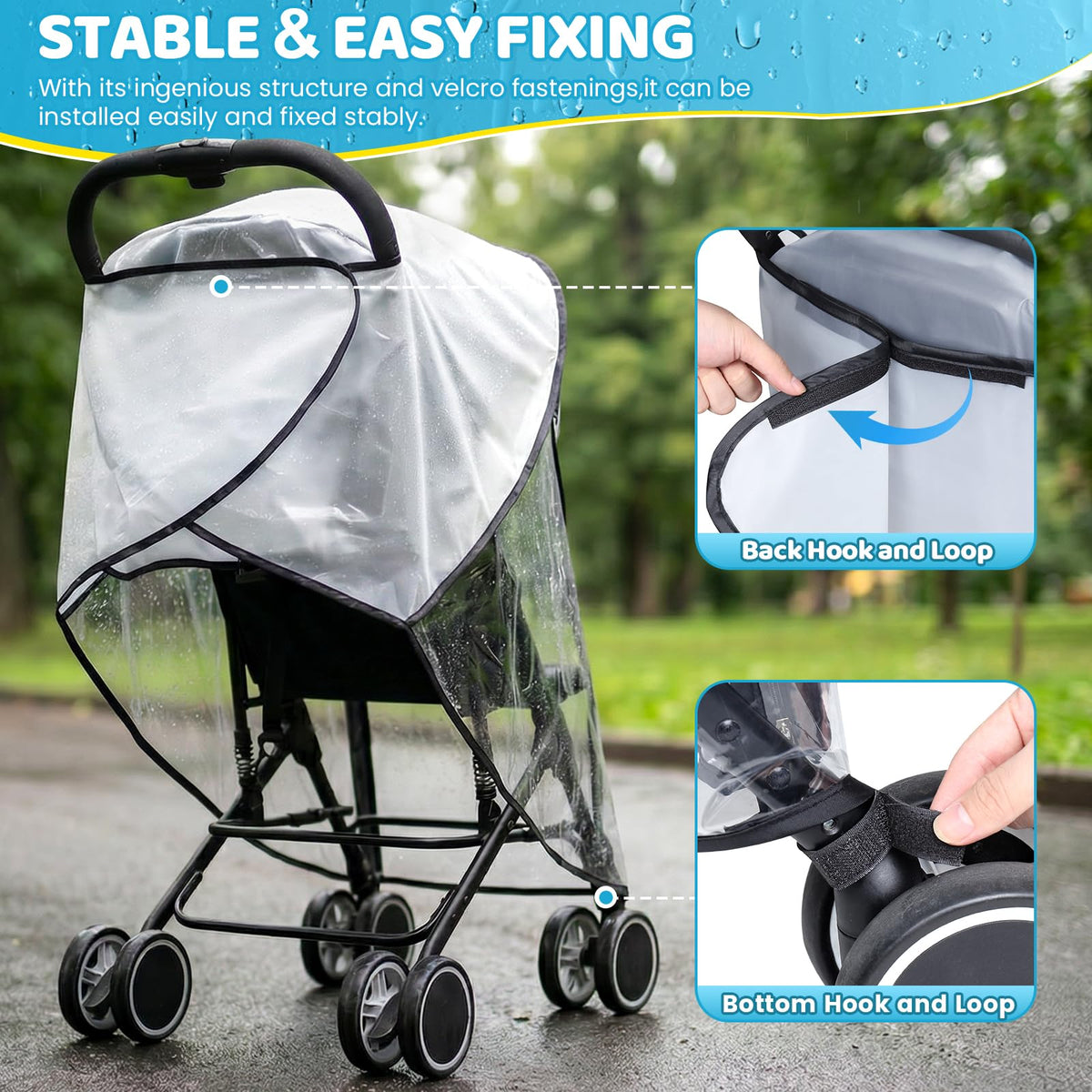 Orzbow Universal Rain Cover, Easy Access Door