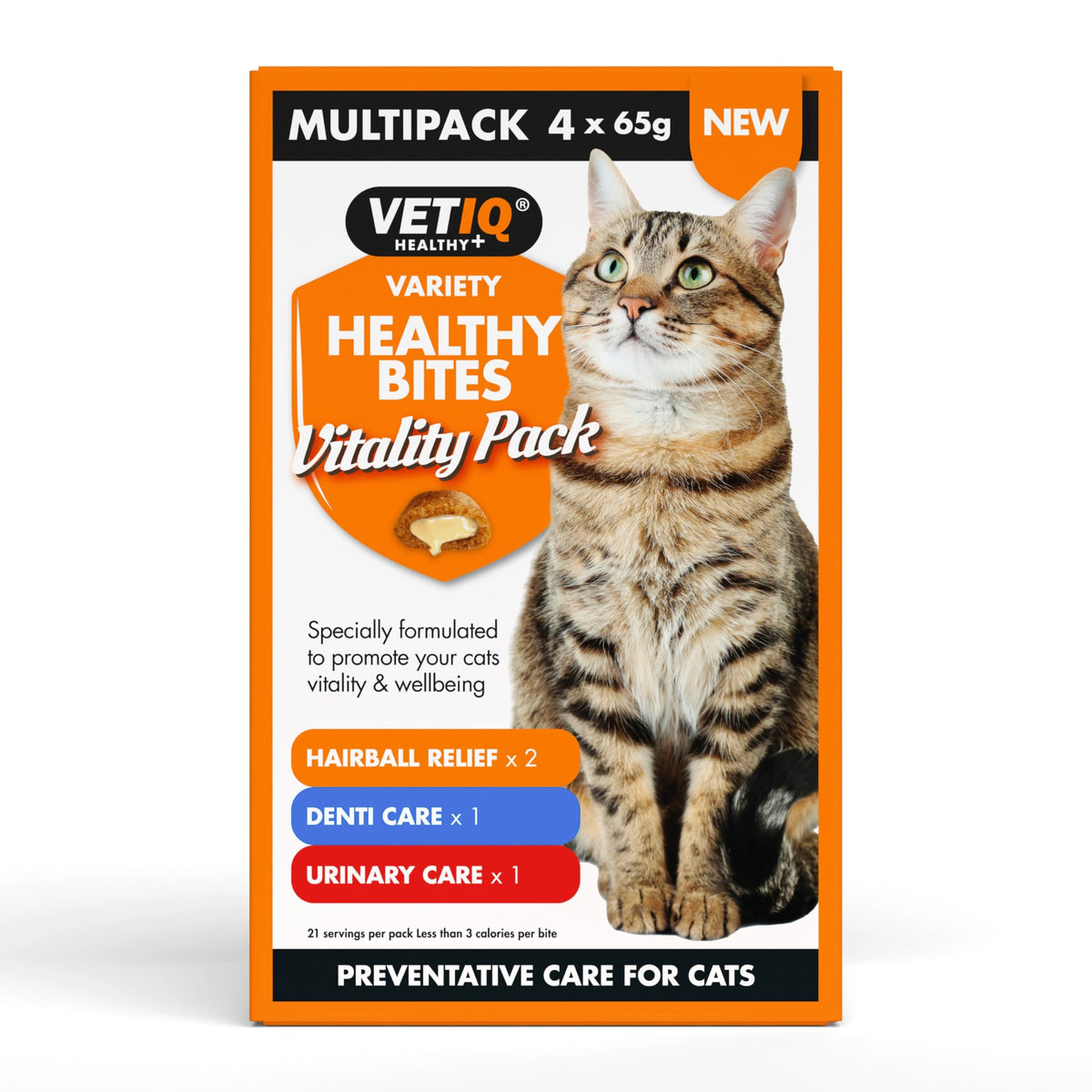 VETIQ Healthy Bites Cat Variety Treats for Cats & Kittens (84 Servings)