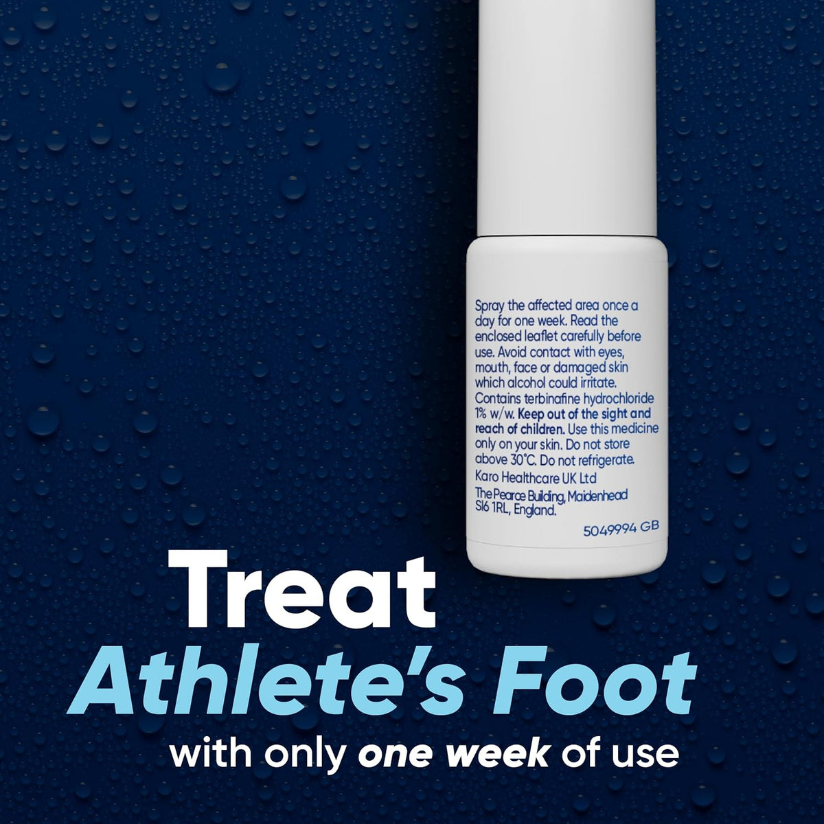 Lamisil AT 1 Percentage Athlete’s Foot Treatment Spray, Soothes Itching, Redness, Cracking Symptoms & Helps Prevent Athlete’s Foot Recurrence, Antifungal Spray 15 ml
