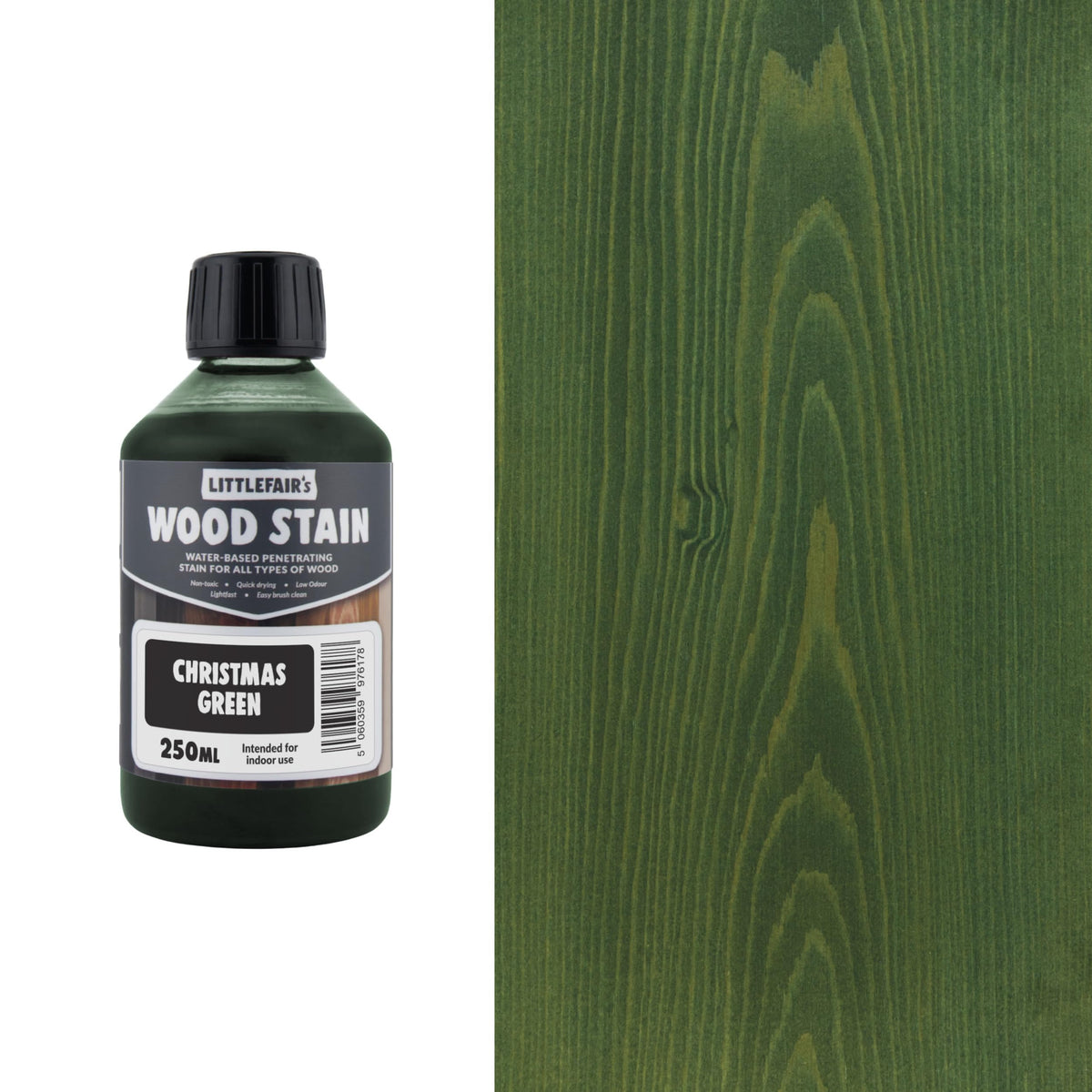 Littlefair's Wood Stain Water-Based - (Very Red Mahogany) – Non-Toxic, Eco-Friendly & Quick Drying - Easy-to-Apply, Concentrated Formula for All Wood Types – 15ml Tester Pot