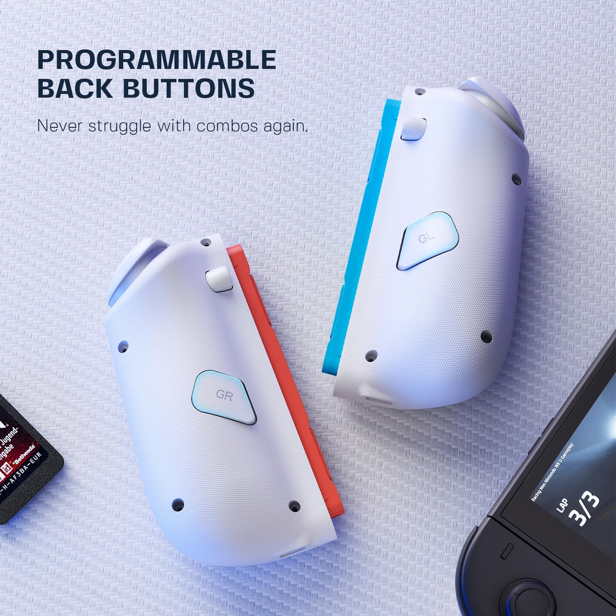 NYXI Hyperion 3 Switch 2 Controller – World's First Third-Party Wireless Controller for Switch 2, 9-Axis Gyro, Hall Effect Joysticks, Full Mechanical Button, Dual Back Button & Adjustable Vibration