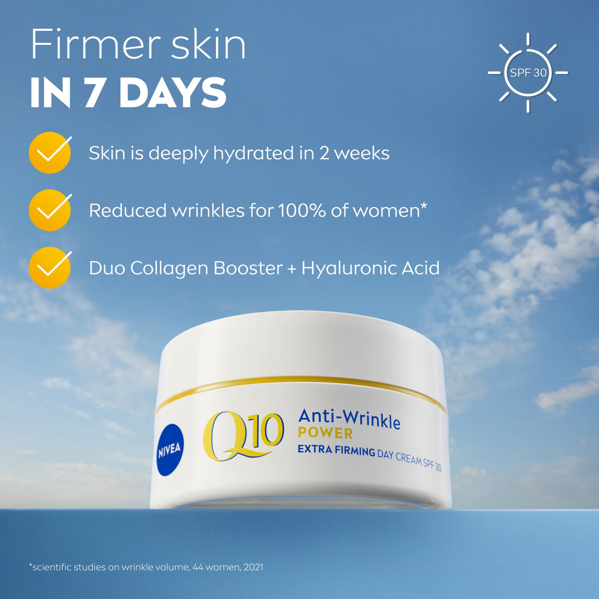 NIVEA Q10 Anti-Wrinkle Power Regenerating Night Cream, 50 ml