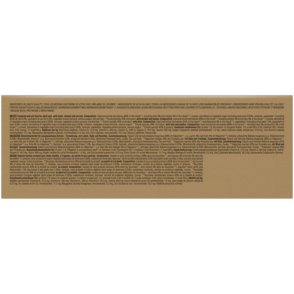 whiskas Tasty Mix 1+Chef´s Choice in Gravy 40x85g Pouches, Adult Cat Food