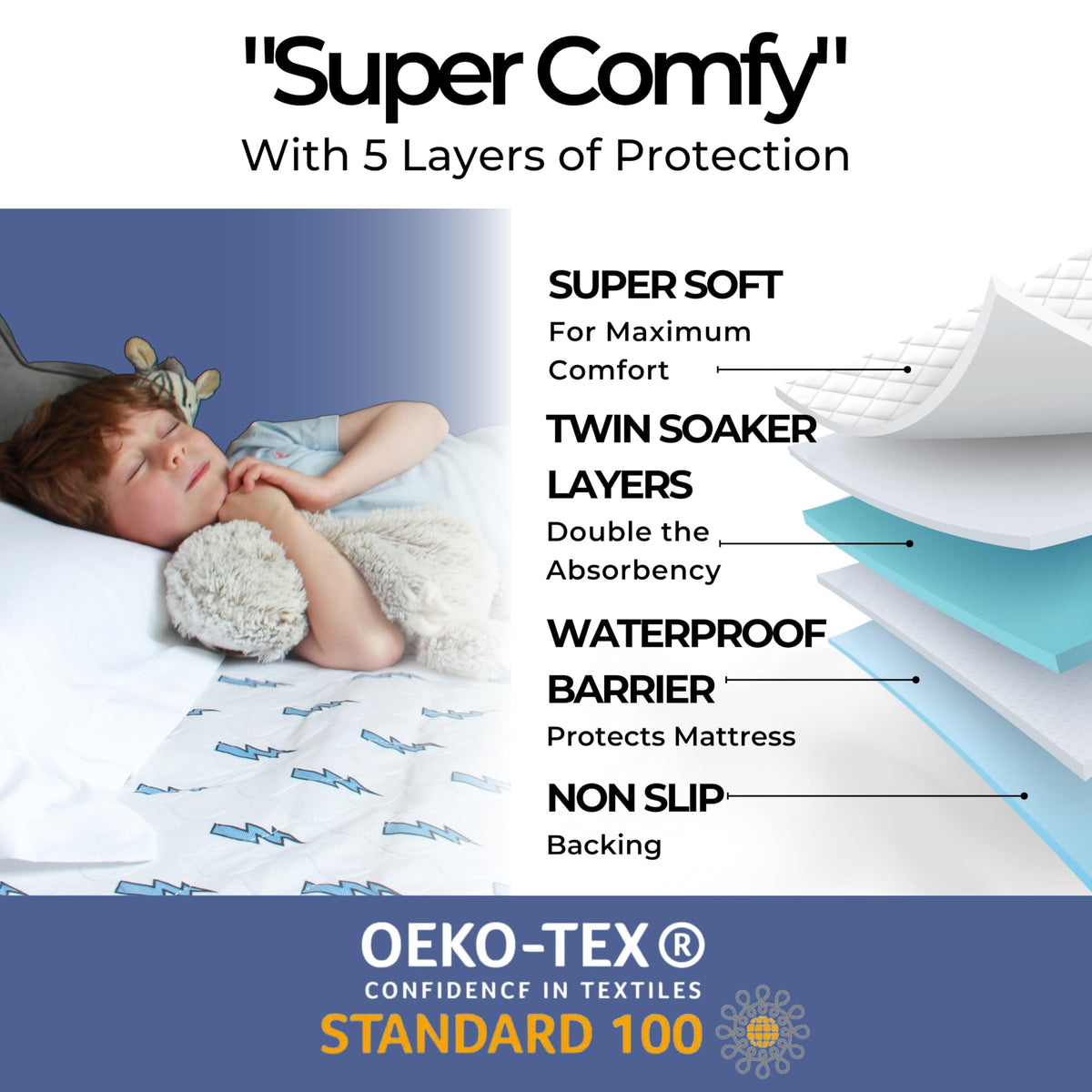 Hygge Sheets® Potty Training Bed Pads | 100% Waterproof