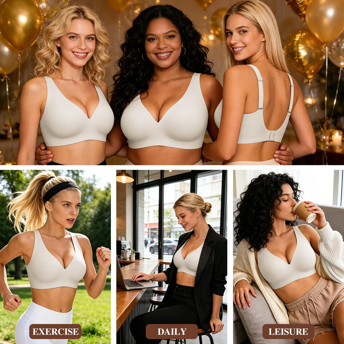 Seamless Jelly Bra,Full Cup Leopard Print Bra Comfort Sleep Jelly Push Up Bra Seamless No Under Wireless Bras for Women UK Everyday T Shirt Bras