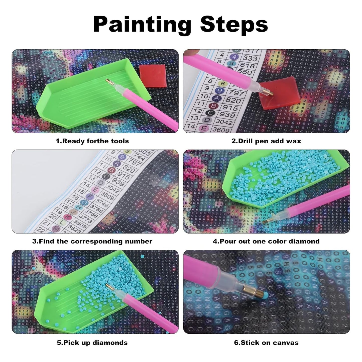 VARHHUXHA 5D Diamond Art Painting Kits for Adults, Cow and Flower Full Drill Crystal Art Kits for Adults, DIY Cross Stitch Arts Crafts Pictures Embroidery Kit for Beginner Home Wall Decor 30x40