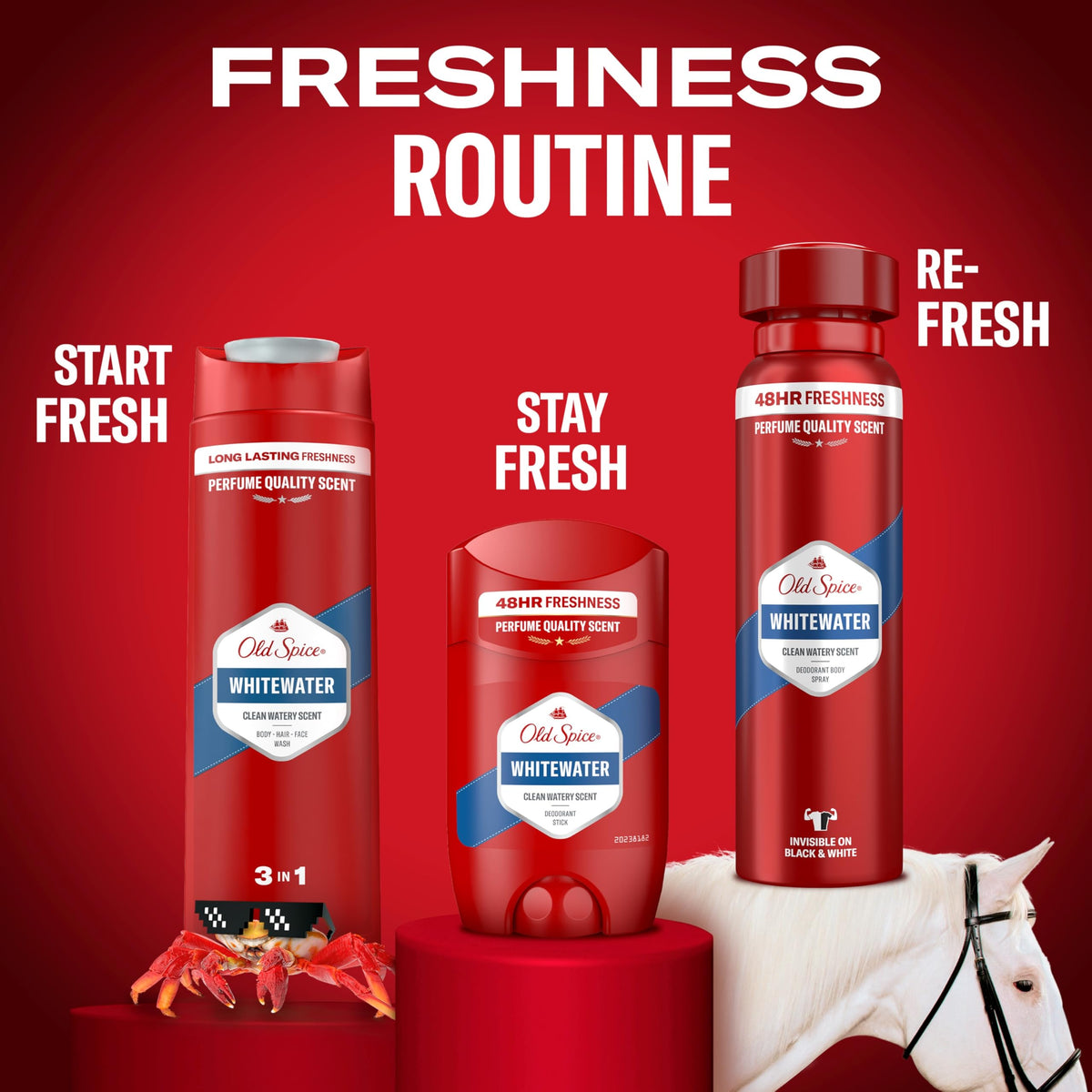 Old Spice Captain Shower Gel & Shampoo 1000ml