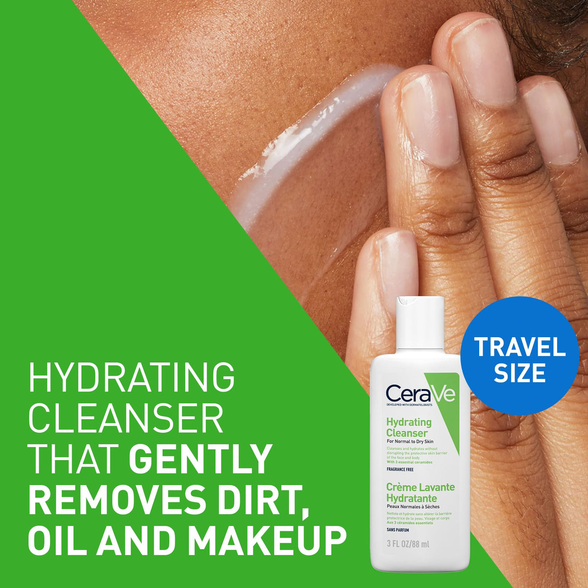 CeraVe Hydrating Cleanser for Normal to Dry Skin with Hyaluronic Acid 236ml