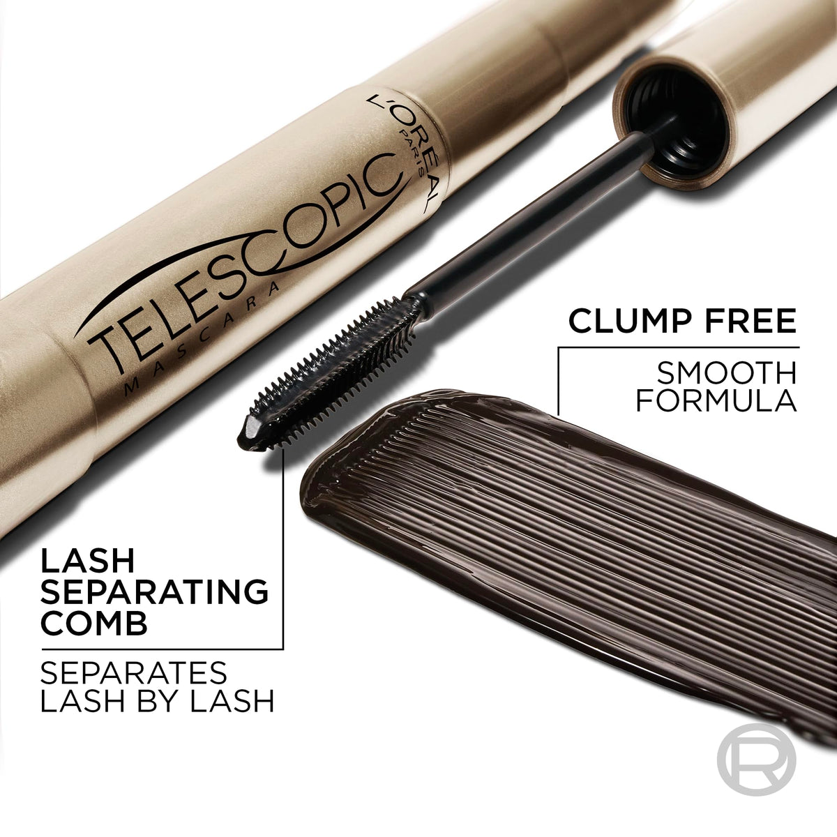 L'Oréal Paris Black Mascara, Telescopic Original Mascara in shade Black