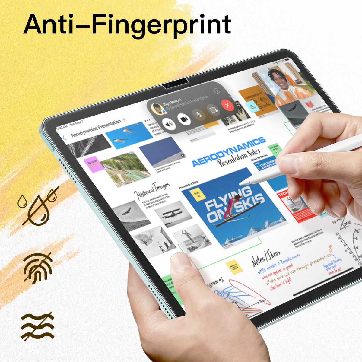 JETech Paper Matte Screen Protector for iPad (A16) 11th/10th Gen, 1-Pack