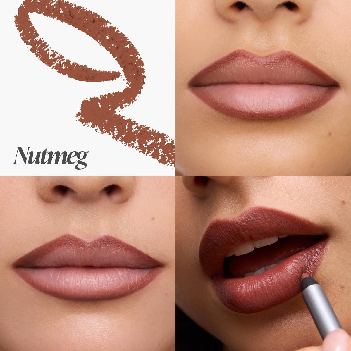 Wonderskin Lip Liner Pencil - 360 Contour Lipliner, Long Lasting, Sharpenable, Waterproof and Transfer-Proof Nude Lip Liner Pencil (Blush)