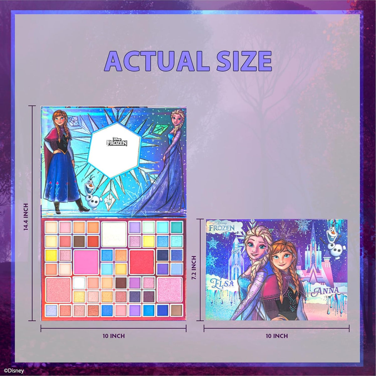 Disney Frozen 55-Well Face Palette, Eyeshadow, Ages 13+