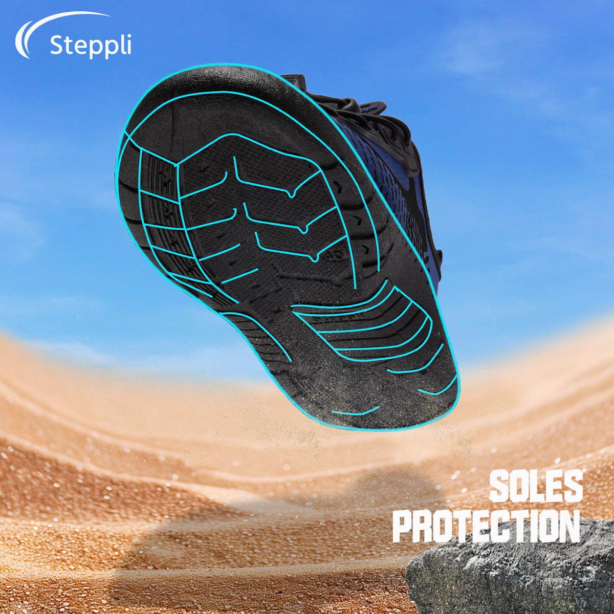 Steppli Water Shoes Beach Barefoot Swim Sea Aqua Shoes for Men Women
