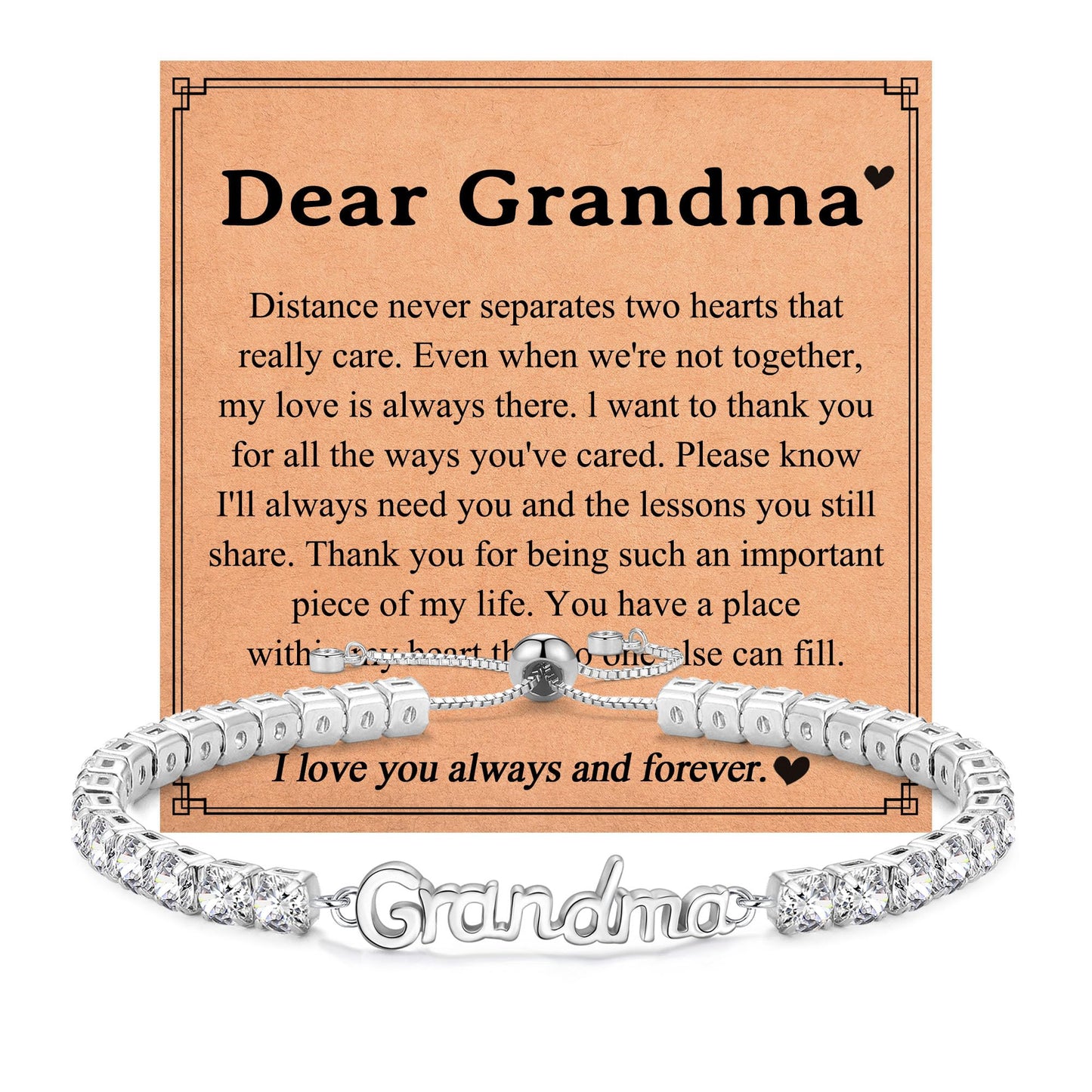Birthday Gifts for Women Girls, Sparkling Cubic Zirconia Tennis Bracelet Gifts, Christmas Mothers Day Graduation Presents for Her