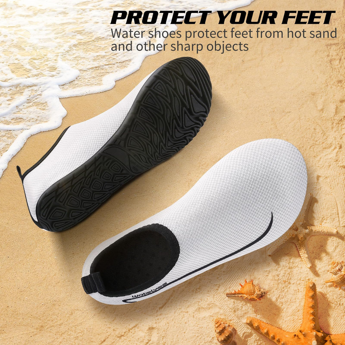 Swim Water Shoes Aqua Socks Barefoot for Sea Beach Swimming Shoes Pool Ladies Women Mens
