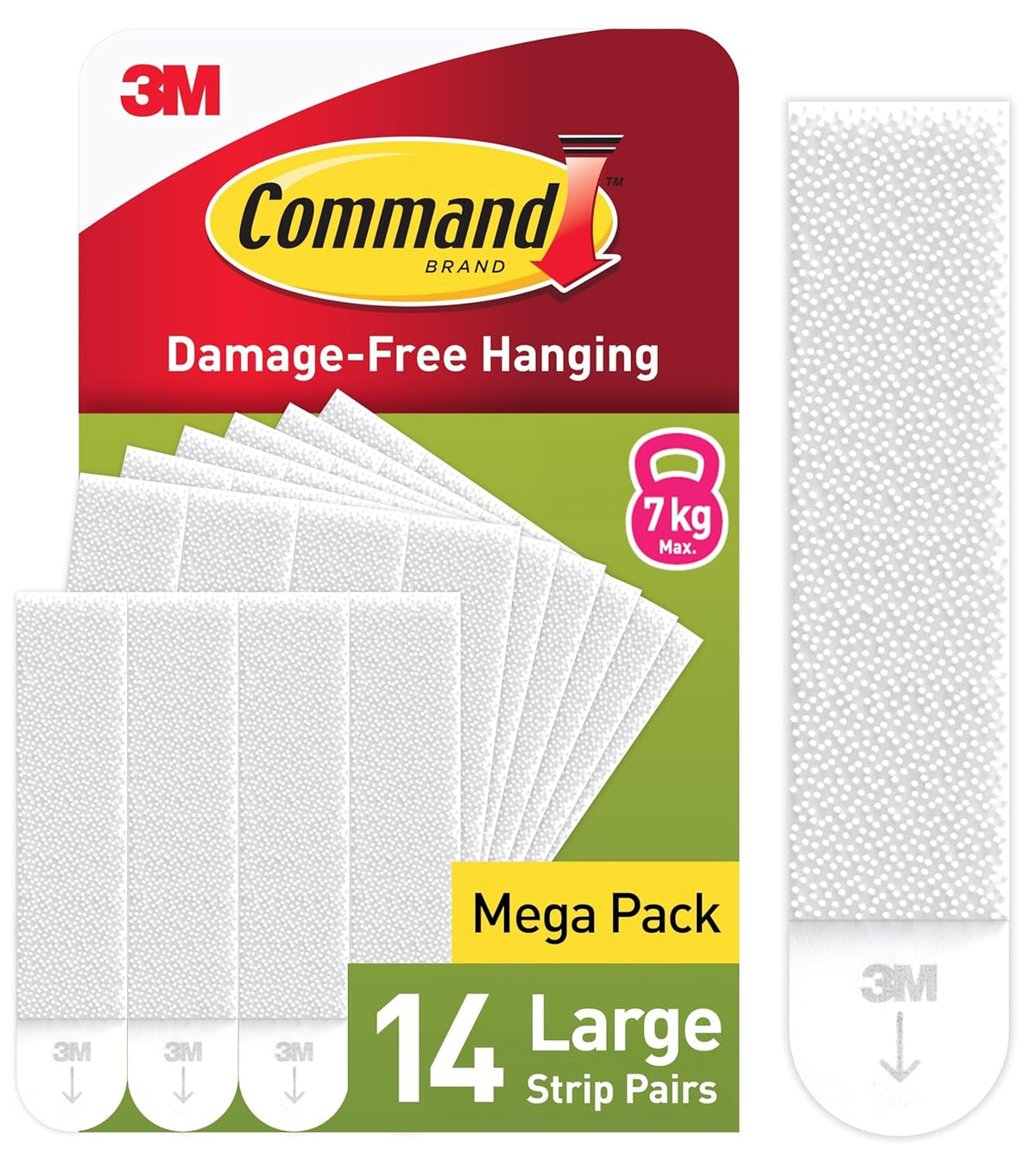 Command Picture Hanging Strips, Large, 14 Pairs (28 Adhesive Strips)