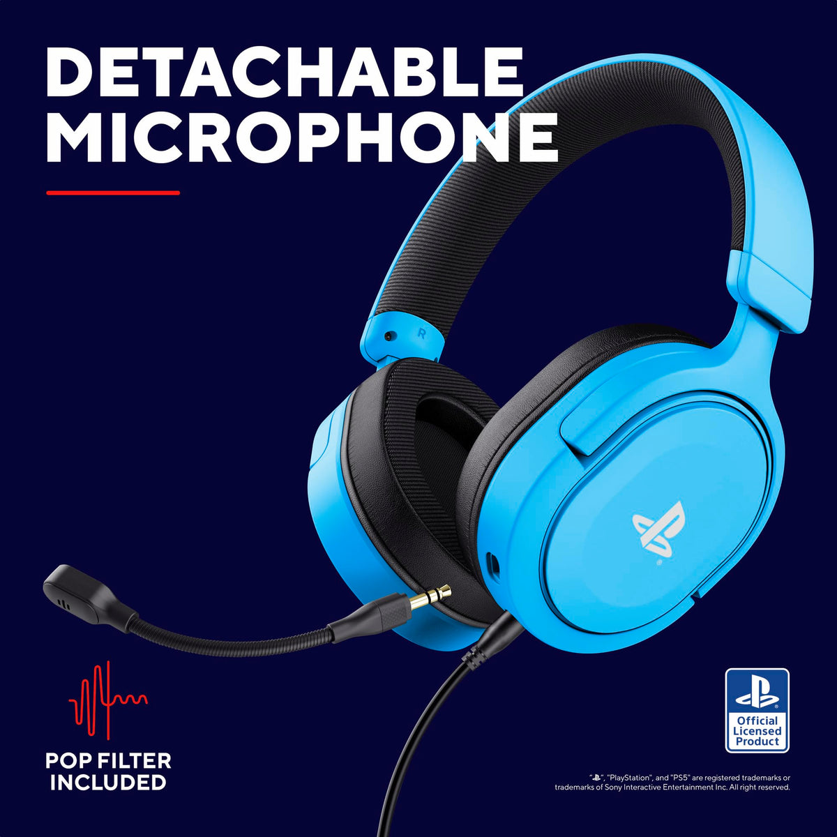 GXTrust Forta Gaming Headset Officially Licensed for PlayStation 5, White