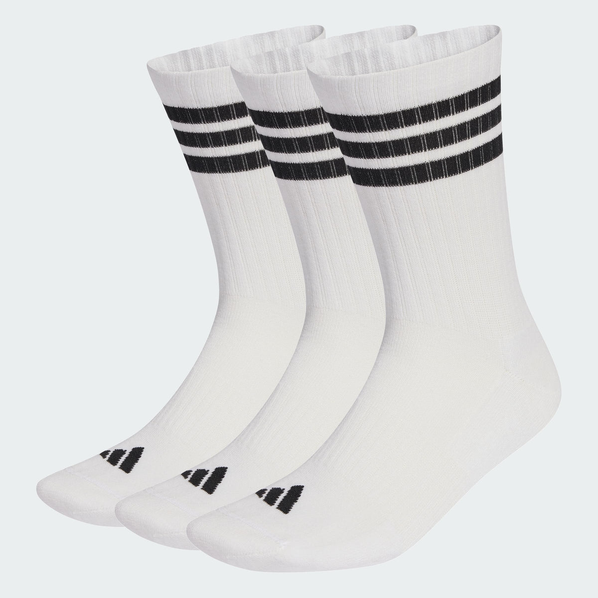 adidas 3-Stripes Cushioned Crew Socks 3 Pair Pack