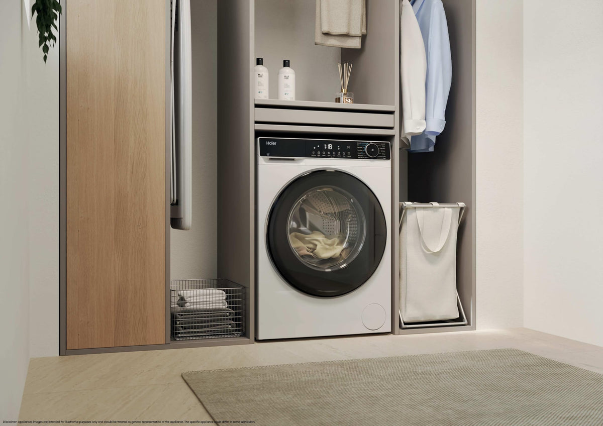 Haier X Series 5 Washing Machine, 13kg, Graphite & Black, A-20%, 1400 RPM