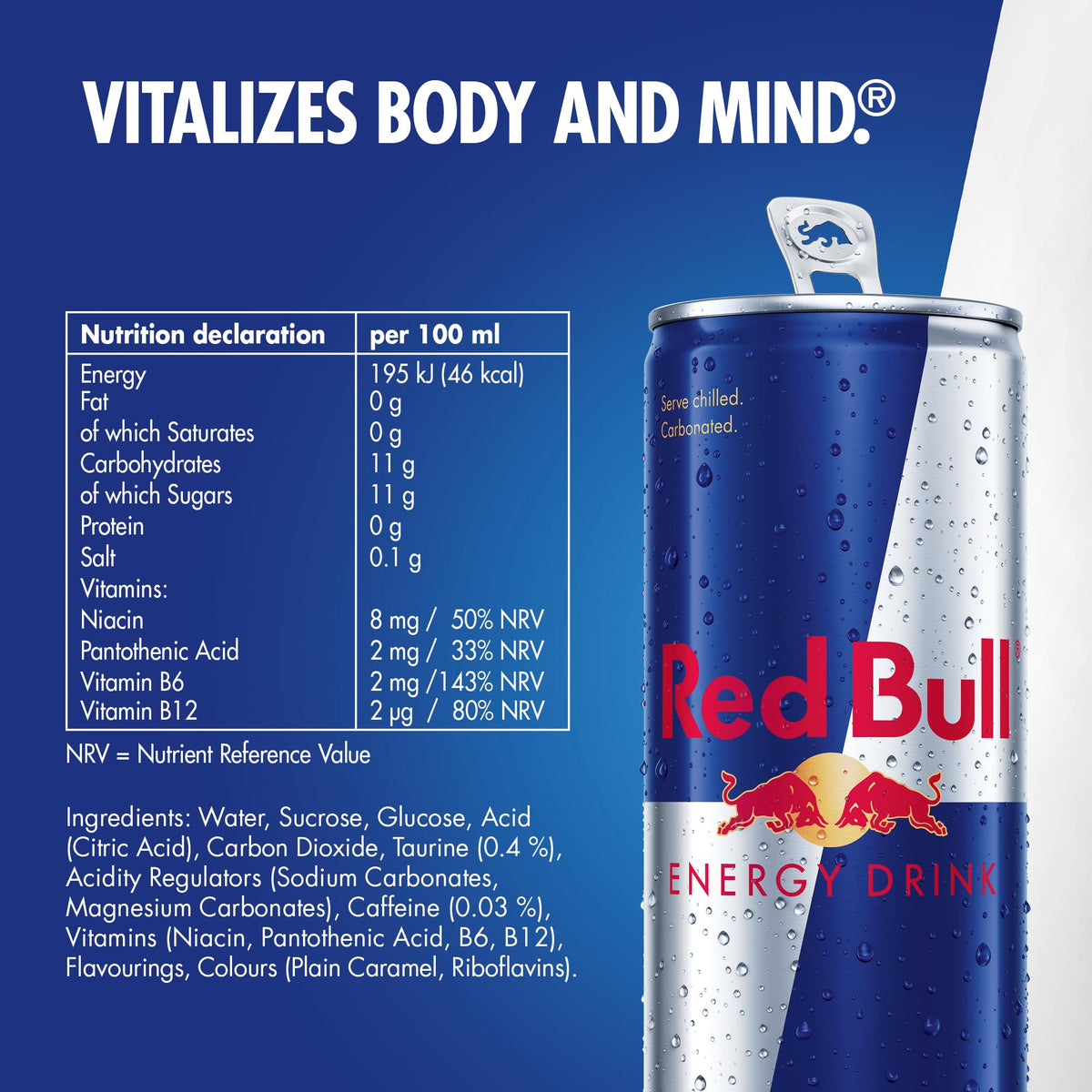 Red Bull Energy Drink Summer Edition Curuba-Elderflower, 250ml x 12