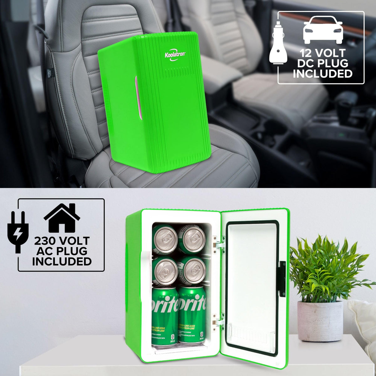 Mini Fridge For Bedrooms 4L Small Fridge 6 Can Table Top Quiet Mini Fridges For Skincare Office Food Drinks Kids Home Car & Travel 12v Portable Cooler Warmer Refrigerator by Coca-Cola, PB Red