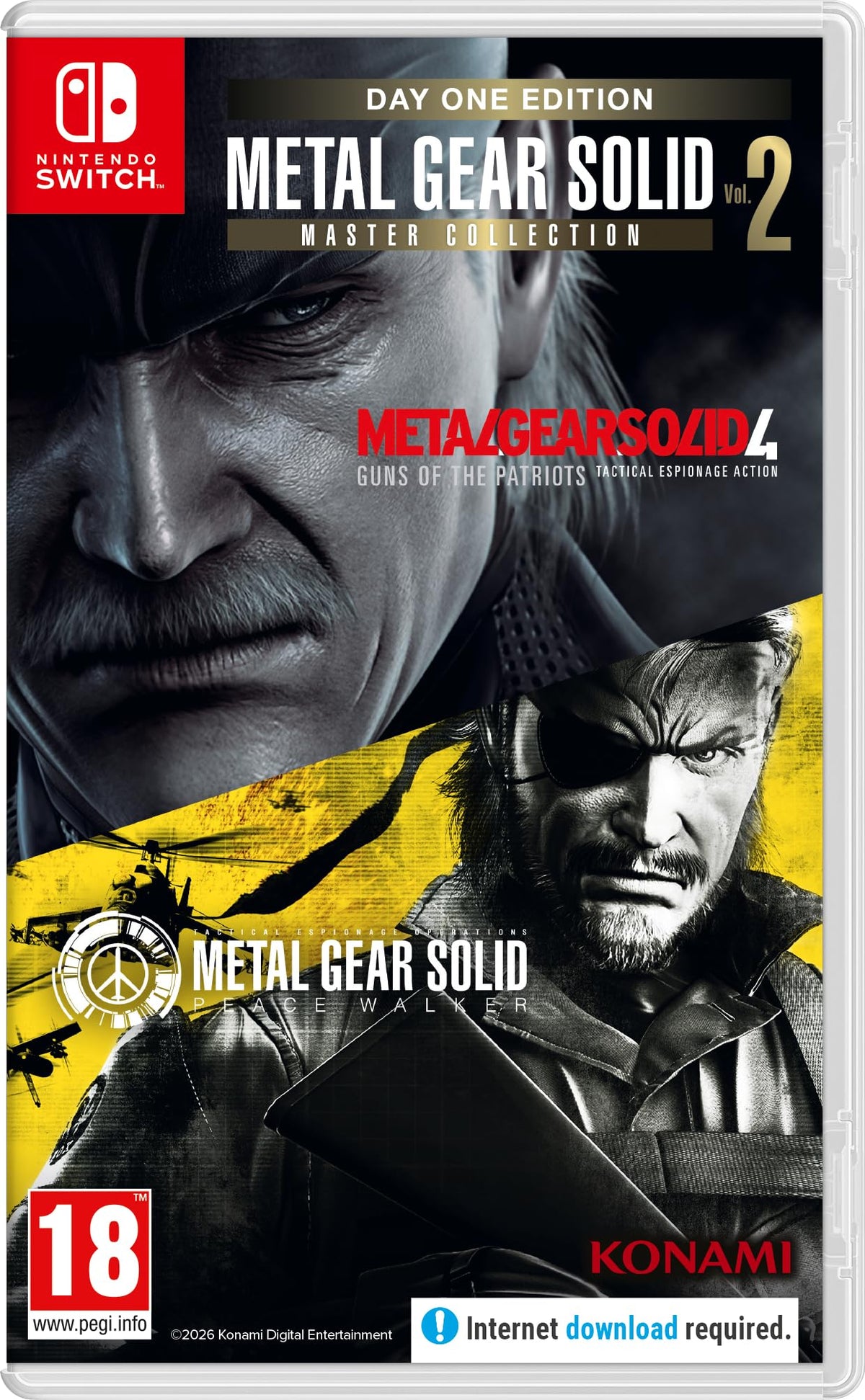 Metal Gear Solid: Master Collection Volume 2 – Day One Edition - Switch 2