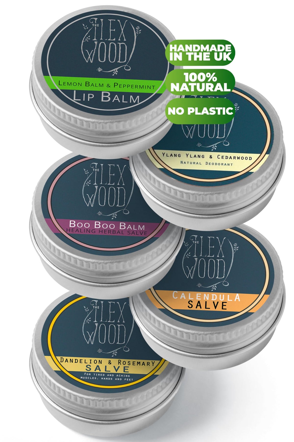 The Ilex Wood Lemon Balm & Peppermint Natural Lip Balm 10ml