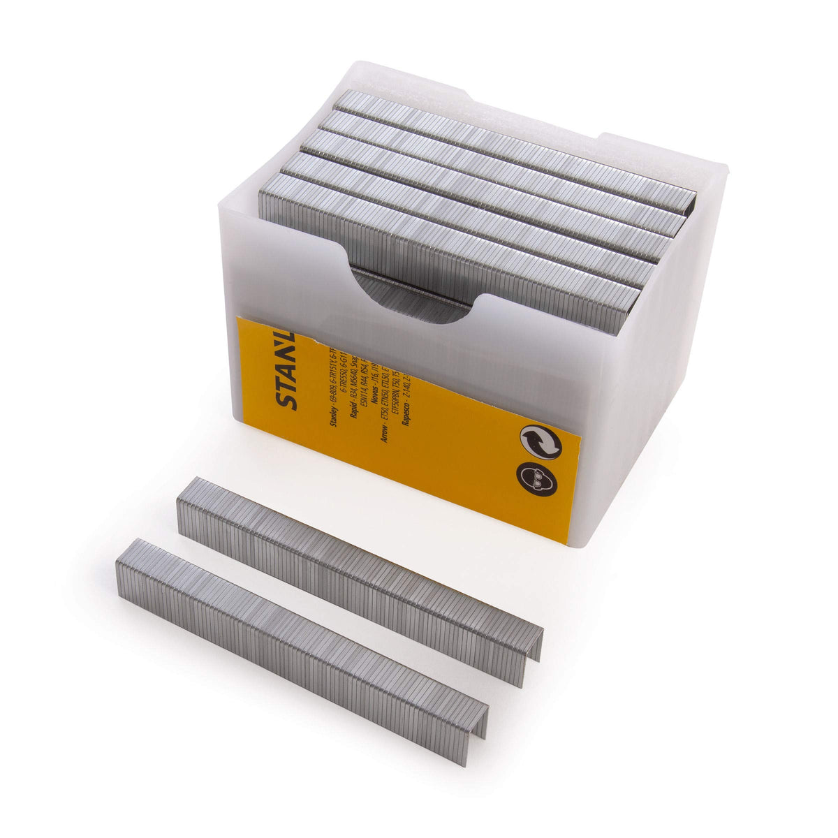 STANLEY 14mm Heavy-Duty Staples, Type G, Pack of 1000, 1-TRA709T