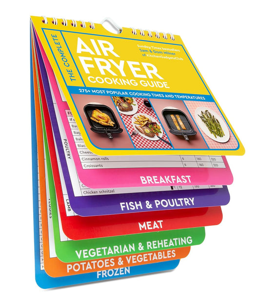 The Complete Air Fryer Cooking Guide — 275+ Cooking Times & Temperatures | Laminated Flip-Chart | Sunday Times Bestseller